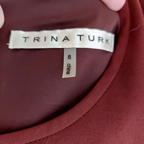 Trina Turk Burgundy dress - Picture 9 of 12